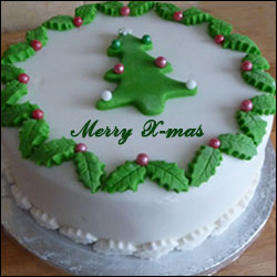 "Yummy Delicious Christmas  Cake - 1.5kgs - Click here to View more details about this Product